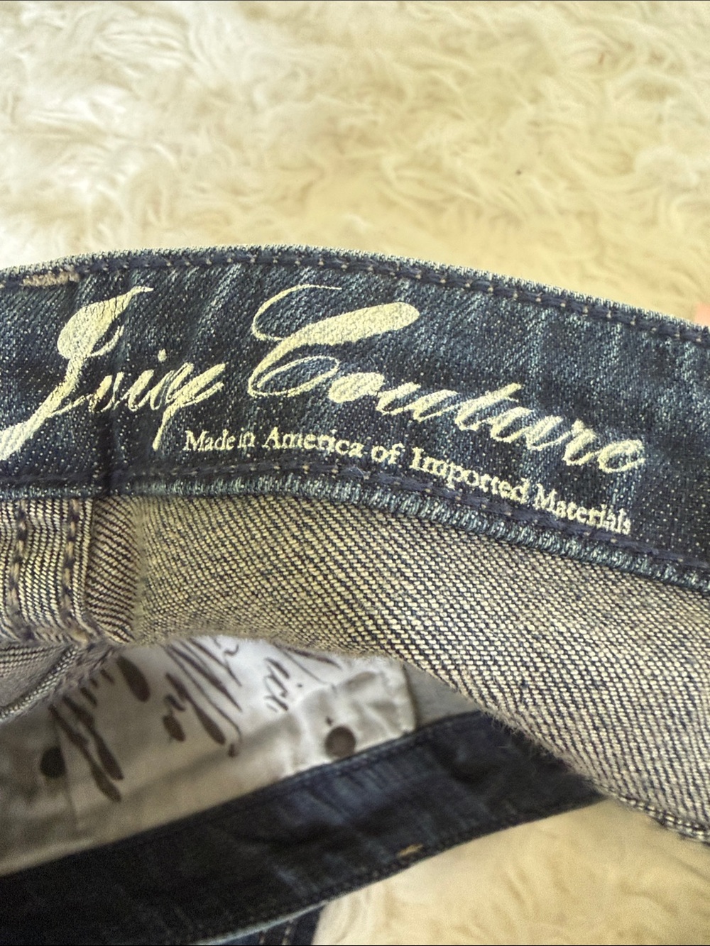 Juicy Couture Women's Blue Boot Cut Jeans Y2K - Picture 8 of 10